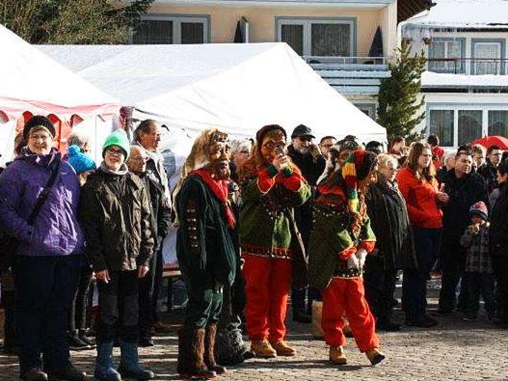 Impressionen vom Narrenbaumstellen in Todtmoos