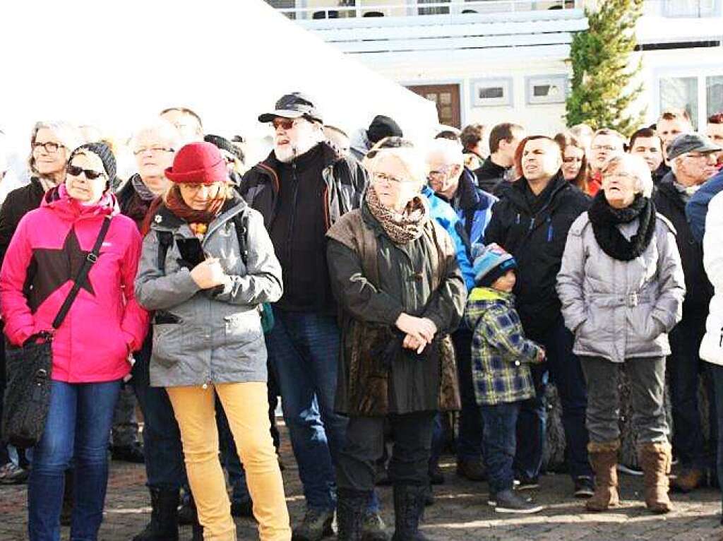 Impressionen vom Narrenbaumstellen in Todtmoos