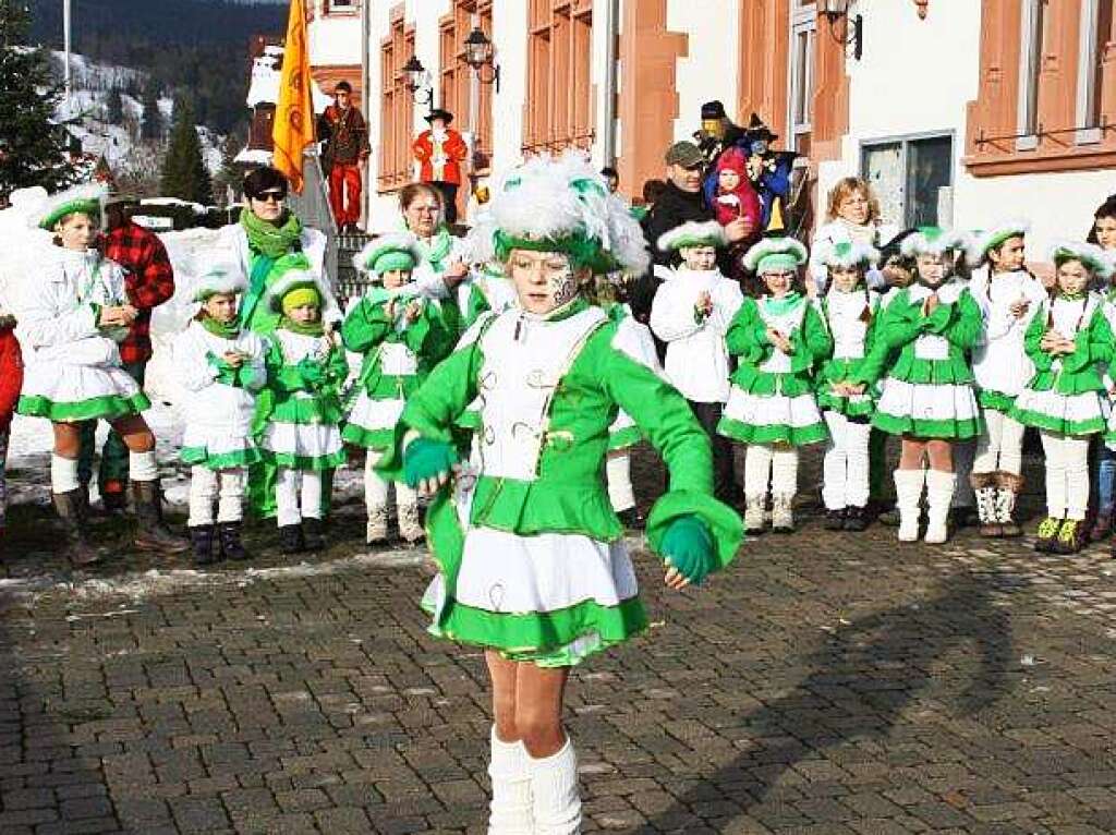 Impressionen vom Narrenbaumstellen in Todtmoos