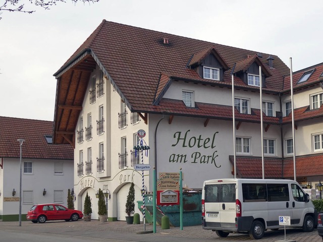 Das Hotel am Park in der Austrae in R...ndstck ein Apart-Hotel gebaut werden.  | Foto: Bernhard Rein