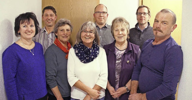 Der neue Vorstand des Turnvereins Wiec... und Jrgen Wagner (2. Vorsitzender).   | Foto: Monika Weber