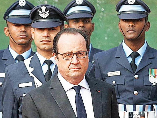 Gibt sich entschlossen: Franois Hollande  | Foto: dpa