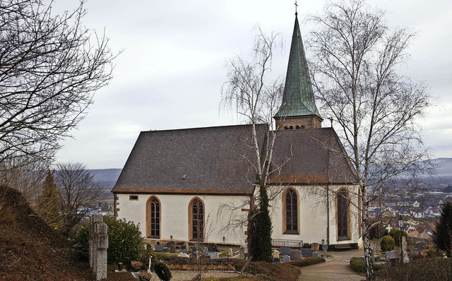 Die Bergkirche in Bahlingen soll renov...i der Gemeindeversammlung informiert.   | Foto: Alfred peter