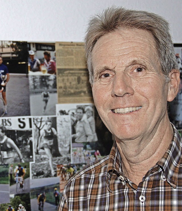 Rainer Bertram ist seit 1977 Vorsitzender des Radsportclubs Gundelfingen  | Foto: Andrea Steinhart