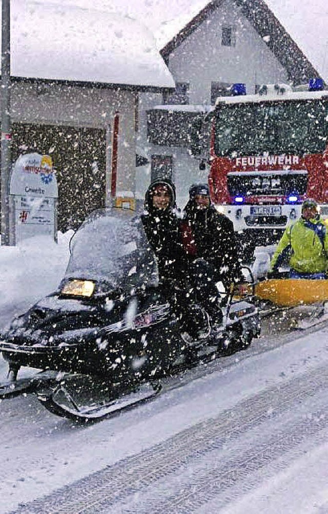 Selbst die Skilift GmbH untersttzte d...eereichen 17. Januar mit ihrem Skibob.  | Foto: SKilift GmbH