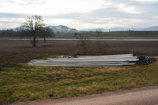 sdlich der Bahnlinie unterhalb der bi...e  Kies abgebaut werden. Heinz Vollmar  | Foto: Heinz u. Monika Vollmar