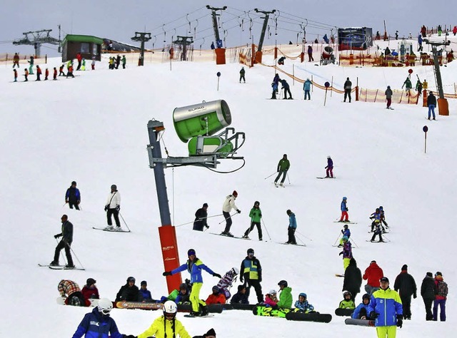 Beim Zusammensto mit dem  Mast der Sc...nd tagsber bei normalem Liftbetrieb.   | Foto: Joachim Hahne