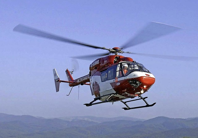 Die Bjrn-Steiger-Stiftung prft, ob s...igt Hubschrauber der DRF) stationiert.  | Foto: BZ