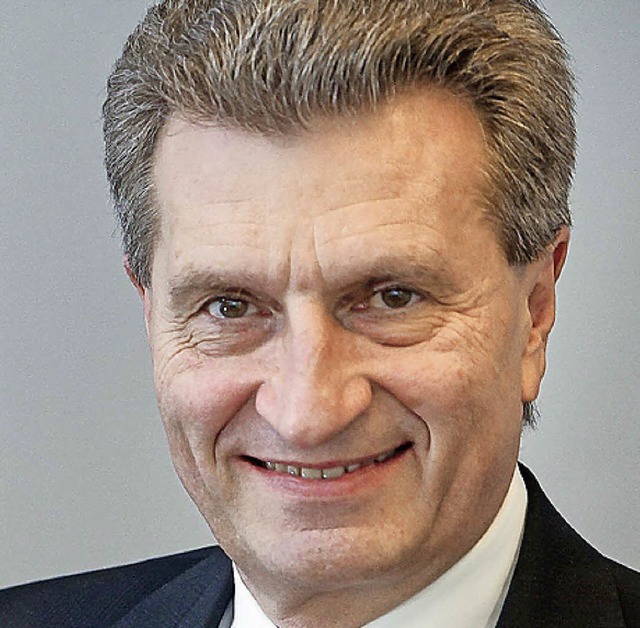 Gnther H. Oettinger  | Foto: Etienne Ansotte