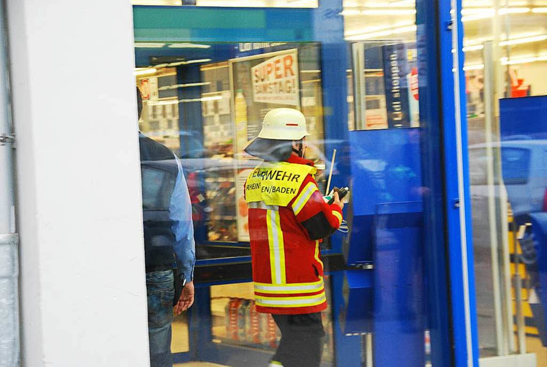 Zweimal GasAlarm im Supermarkt Feuerwehr rückt an Rheinfelden