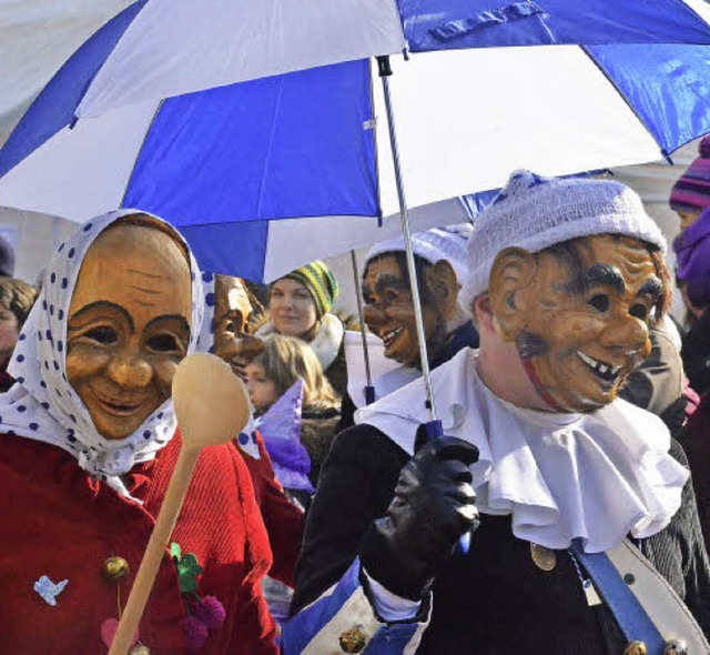 Gaudi Marie und Gaudi Hans haben in de...m Samstag in der Stadt verkauft wird.   | Foto: Sebastian Barthmes