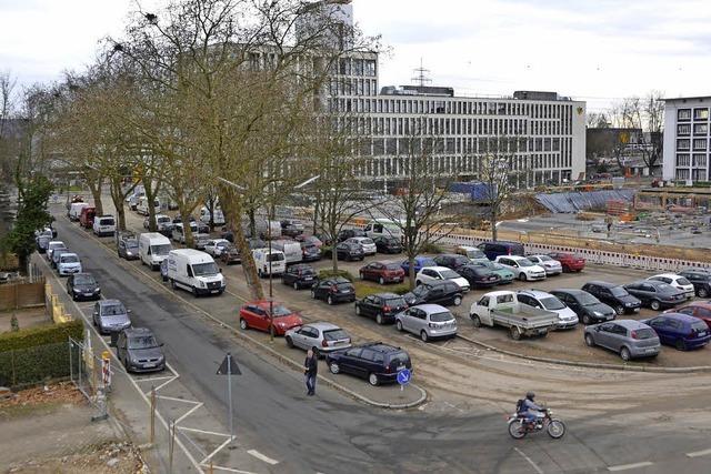 Abwgung zwischen Parkpltzen und Bumen