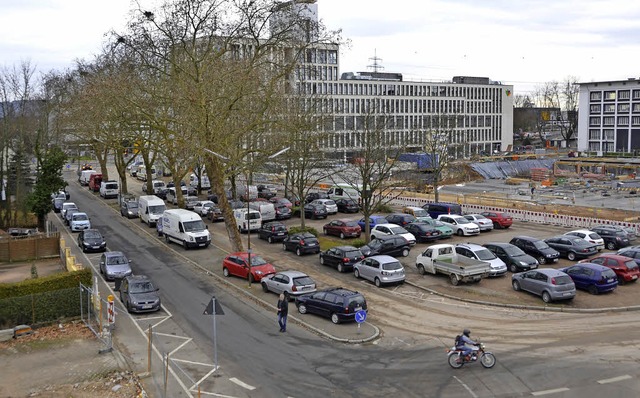 44  Parkpltze werden am neuen Kronenplatz geschaffen.   | Foto: Seller