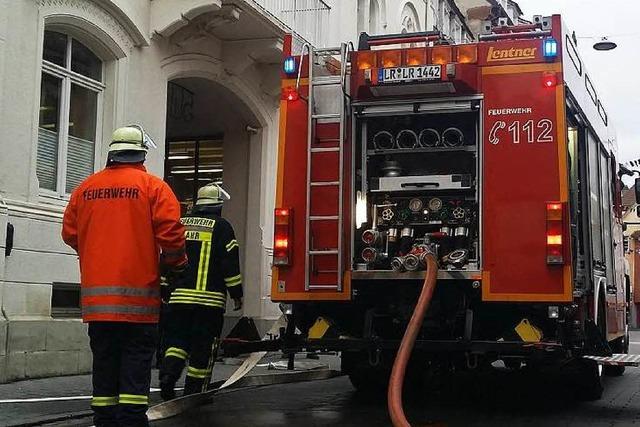 Brand im Gebude der VHS in Lahr