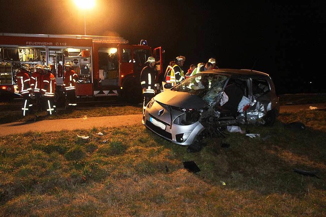 Die Feuerwehr war schnell zur Stelle und half rasch.  | Foto: Reinhard Cremer