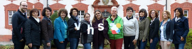 Das Team der VHS Hochschwarzwald hat i...Anja Strittmatter (Dritte von links).   | Foto: VHS