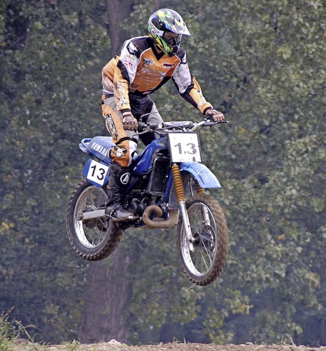 Motocross gibt es bereits seit 2004 auf dem Gelnde am Waldrand bei Jechtingen.  | Foto: Archivfoto: Roland Vitt