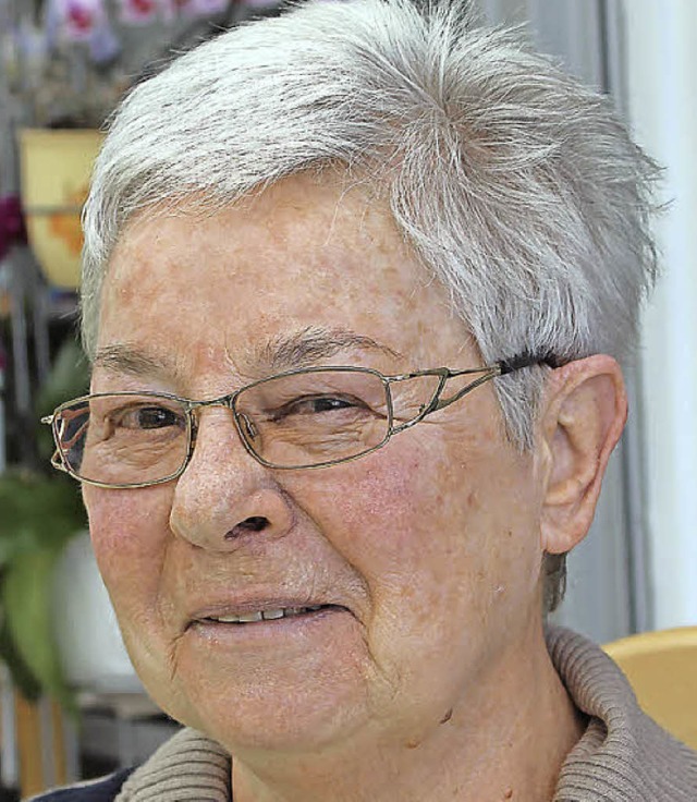 Gertrud Winter geborene Knor aus Unadi...uar, auf 75 Lebensjahre zurckblicken.  | Foto: Christa Maier