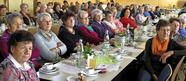 Landfrauenbezirksversammlung in Binzen...racher Bezirk hat 50jhriges Jubilum.  | Foto: Jutta Schtz