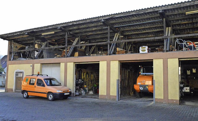 Der Werkhof soll an anderer Stelle in Hausen neu gebaut werden.   | Foto: edgar Steinfelder