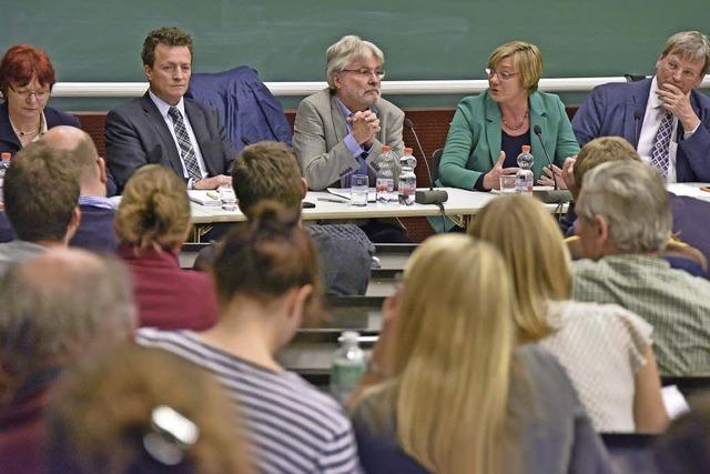 Podiumsdiskussion mit den Landtagskandidaten