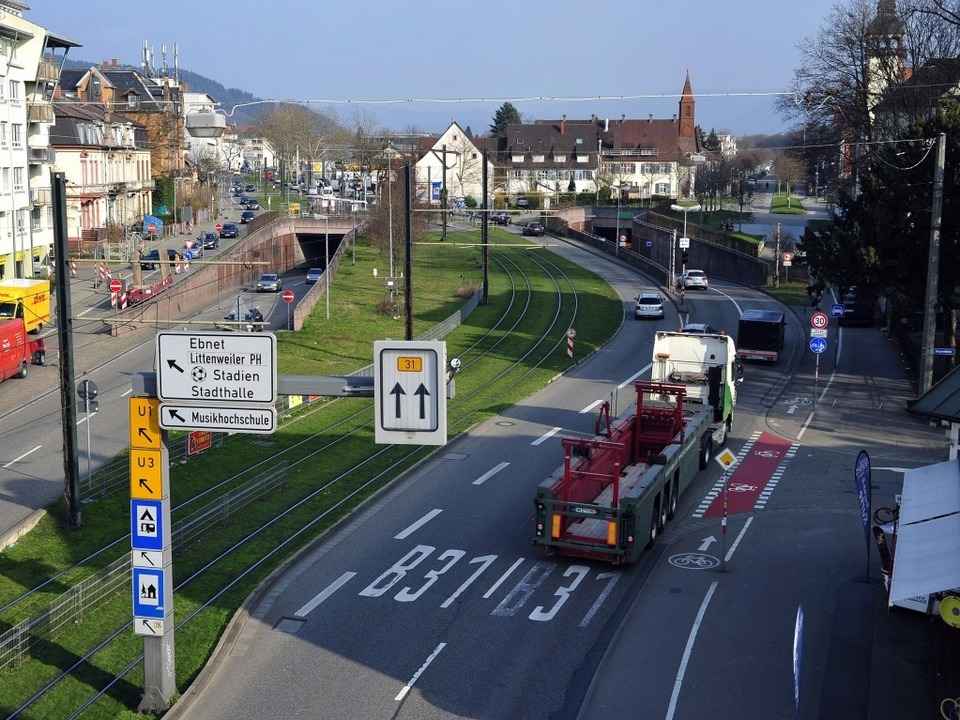 Der Stadttunnel soll im Freiburger Ost...n bestehenden Tunnel angedockt werden.  | Foto: Thomas Kunz