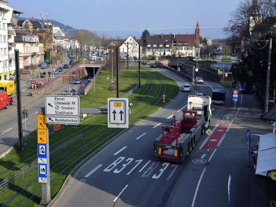 Der Stadttunnel soll im Freiburger Ost...n bestehenden Tunnel angedockt werden.  | Foto: Thomas Kunz