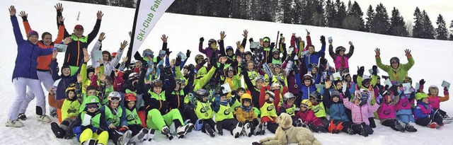 <BZ-FotoAnlauf>Ski-Club Fahrnau:</BZ-F... hatten die Teilnehmer der Skikurse.   | Foto: privat