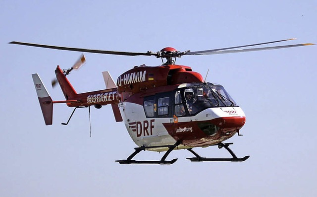 Der Hubschrauber des Typs BK 117 der DRF Luftrettung   | Foto: Dan Becker