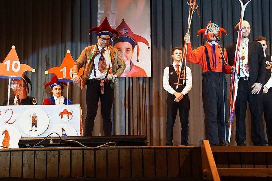 Zunftball in Endingen: Die Ojo-Wahl 2032 stand im Mittelpunkt der Lehrlingsnummer (Foto: Ilona Huege) Zunftball in Endingen: Die Ojo-Wahl 2032 stand im Mittelpunkt der Lehrlingsnummer (Foto: Ilona Huege)
