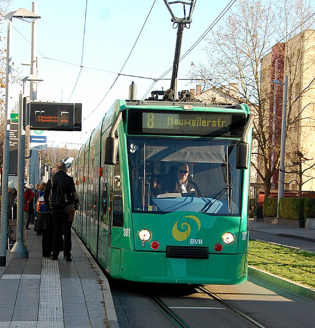 Die Verlngerung der Tramverlngerung ...t ein Projekt aus dem Agglo-Programm.   | Foto: Frey