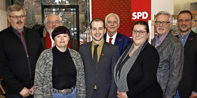 Beim Neujahrsempfang der SPD Brombach ...nter Schlecht und Michael Pilgermayer.  | Foto: Paul Schleer