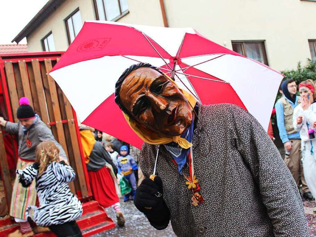 Der Narrenumzug in Merdingen