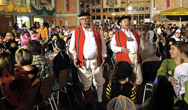 Die Wildecker Herzbuben Alfons Finner und Achim Nile als starkes Duo.   | Foto: Wolfgang Knstle