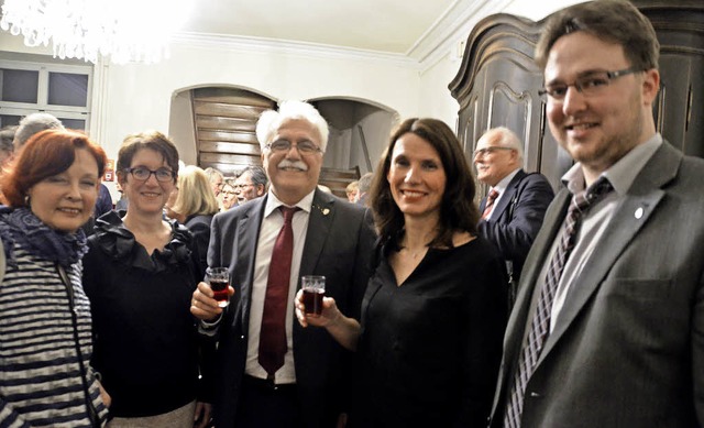 Sozialdemokraten unter sich (von links...e des SPD-Stadtverbands Bad Sckingen   | Foto: Axel Kremp