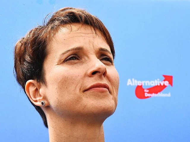Frauke Petry, Bundesvorsitzende der Partei Alternative fr Deutschland (AfD)  | Foto: AFP
