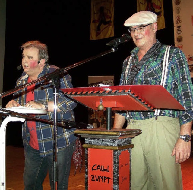 Spamacher mit viel Erfahrung: das Duo &#8222;Ratz &amp; Fatz&#8220;.   | Foto: Hans Sigmund