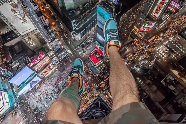 Rooftopper riskieren ihr Leben fr ein Selfie
