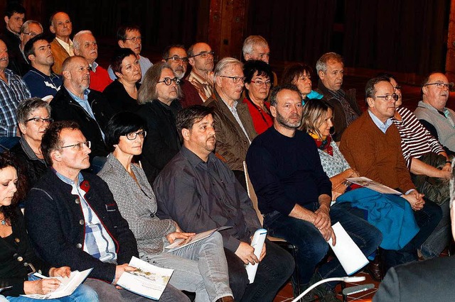 Gro war das Interesse der Seelbacher ...eal bei der Vorstellung im Brgerhaus.  | Foto: Heidi Foessel