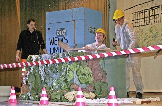 Das Bodengutachten fr die Hallensanie...frderte manche berraschung zu Tage.   | Foto: Ulrike gut