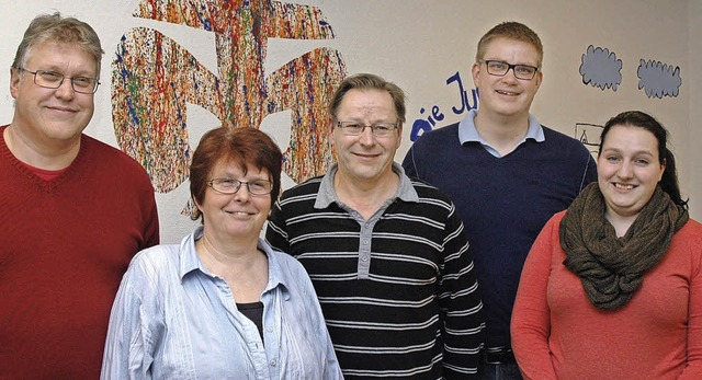 Der Vorstand des Stadtjugendrings: Vor...dra Wolf und Elke Mller (von rechts)   | Foto: ounas-krusel