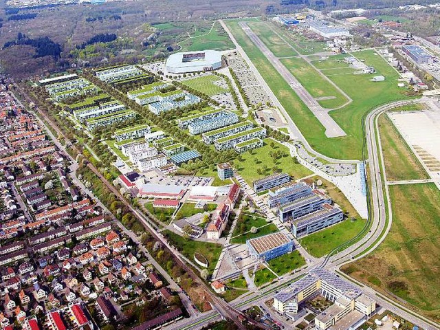 Fr das geplante SC-Stadion am Flugpla... das Projekt bauen und betreiben soll.  | Foto: HHVISION