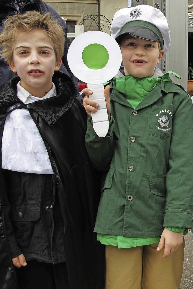 Freuen sich auf Fasnet: Kanderner Kinder  | Foto: Jutta Schtz