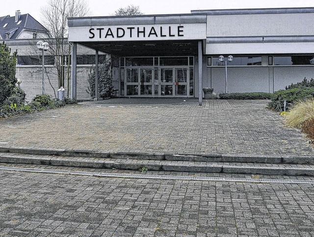 Stadthalle Waldshut: In die Sanierung ...urde mit einem Sperrvermerk versehen.   | Foto: SK-Archiv