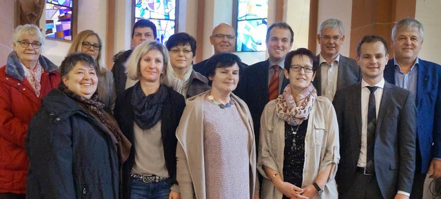 Die Visitationskommission nach Beendigung ihrer Arbeit.  | Foto: Evangelische Kirchengemeinde