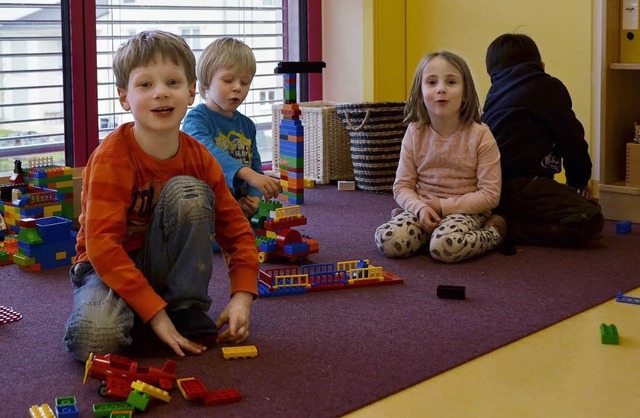 Seit einem Jahr spielen Kinder im Awo-Kinderhaus &#8222;Rhein-Au&#8220;.   | Foto: Felix Lieschke