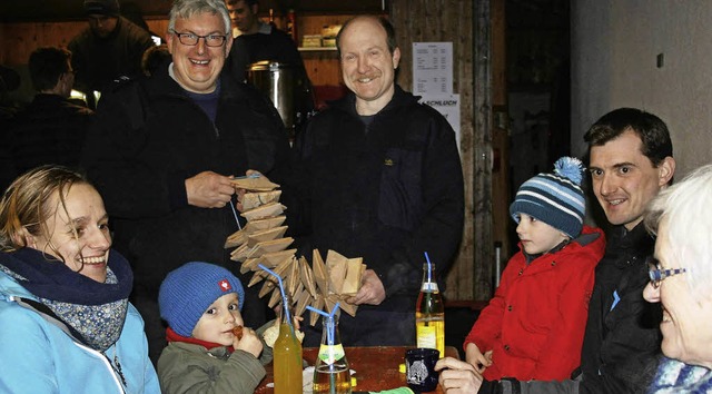 Weitenaus neuer Feuerwehr-Chef Thomas ...Fasnachtsfeuers am kommenden Sonntag.   | Foto: ralph lacher