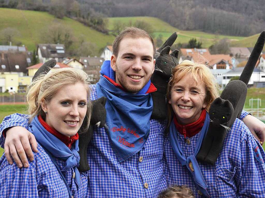 Die Kinder und die Windige Eckhexe aus Wittnau strmten das Rathaus.