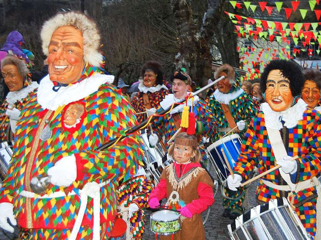 Am Nachmittag wurde die Stdtlefasnacht erffnet.