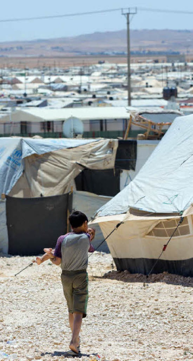 Flchtlingslager Saatari in Jordanien  | Foto: DPA